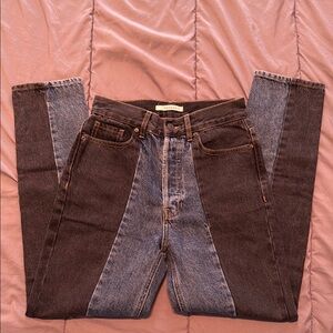 PacSun Two-Tone Denim Jeans